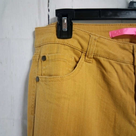 Tinseltown Denim Couture Size 9 Orange Jeans 31x30 - Picture 4 of 8